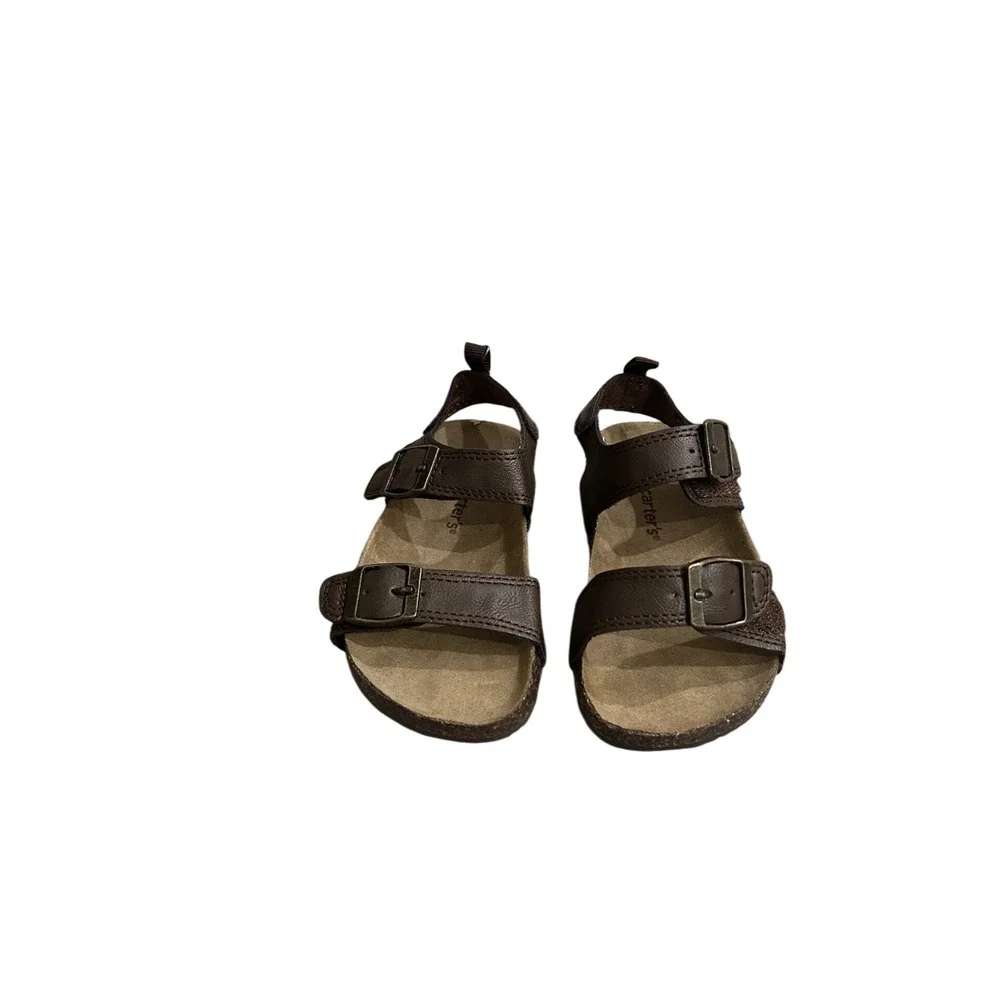 Carter's Aldus‎ Sandals Toddler Size 7 Chocolate Brown NWT Buckle Backstrap Boho